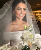 elegant a line beach wedding dresses off shoulder simple bridal dress