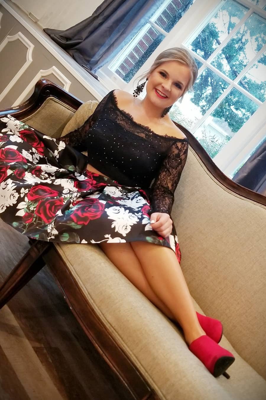 black long sleeves lace homecoming dresses two piece floral print party dress