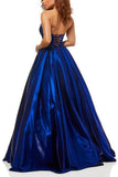 sweetheart burgundy prom dresses long graduation gowns with pockets