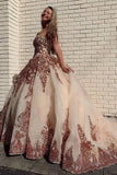 Sweetheart Ball Gown Prom Dress with Sequins Beading, Puffy Party Dresses MG10
