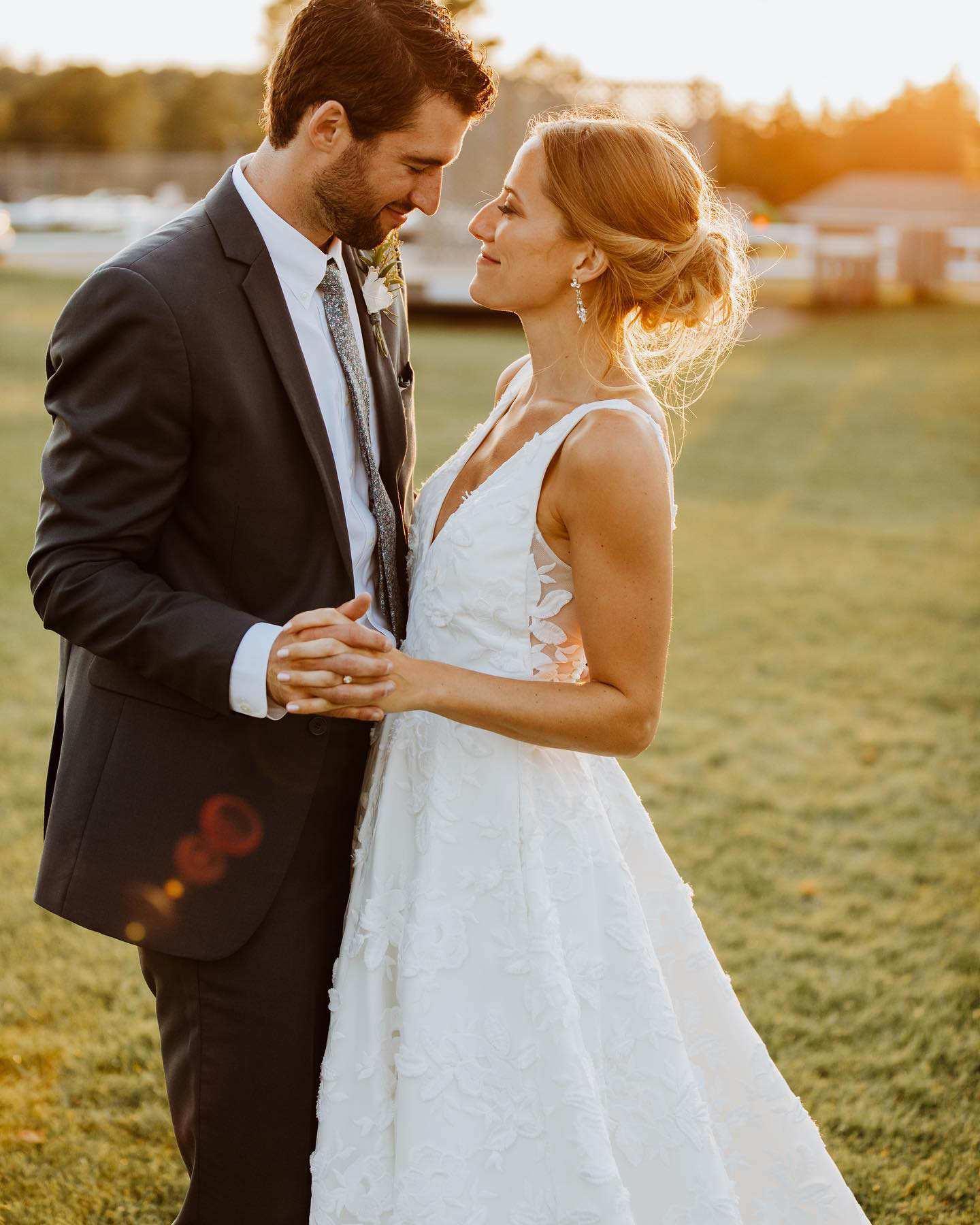 a line v neck floral lace wedding dress backless plus size bridal gown