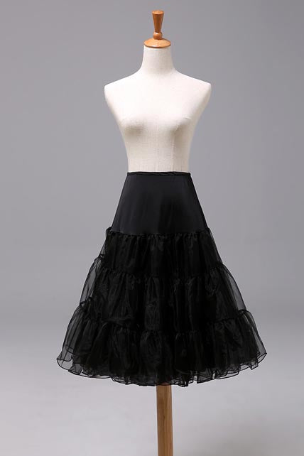 New Bride Wedding Dress Petticoat, Short Skirt Lining Organza Pettiskirt  WP24
