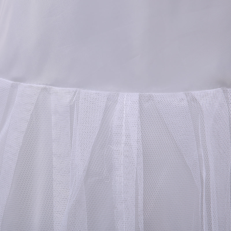 Mermaid Bridal Wedding Dress Petticoat, White Wedding Gown Skirt WP25