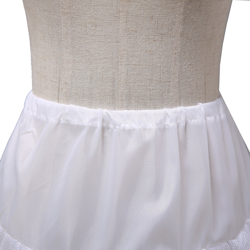 Two Layers Boneless Flower Girl Dress Petticoat, Princess Children Short Skirt WP17