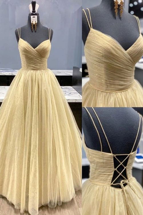 long prom dress with sparkle tulle floor length formal evening dress