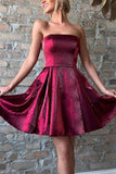 strapless sparkle short prom homecoming dress party dress