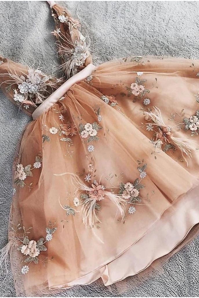 v neck appliques short prom dress sweet 16 graduation evening dress