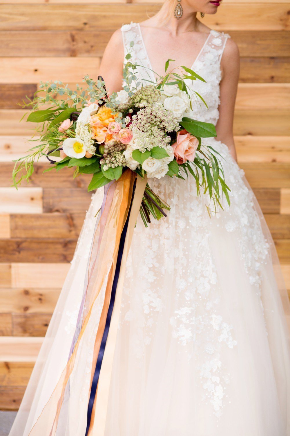 charming country wedding dresses v neck appliques a line bridal gowns