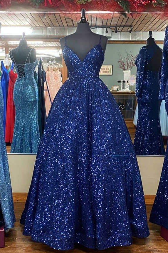 stunning a line long plus size prom dresses sequins formal dress
