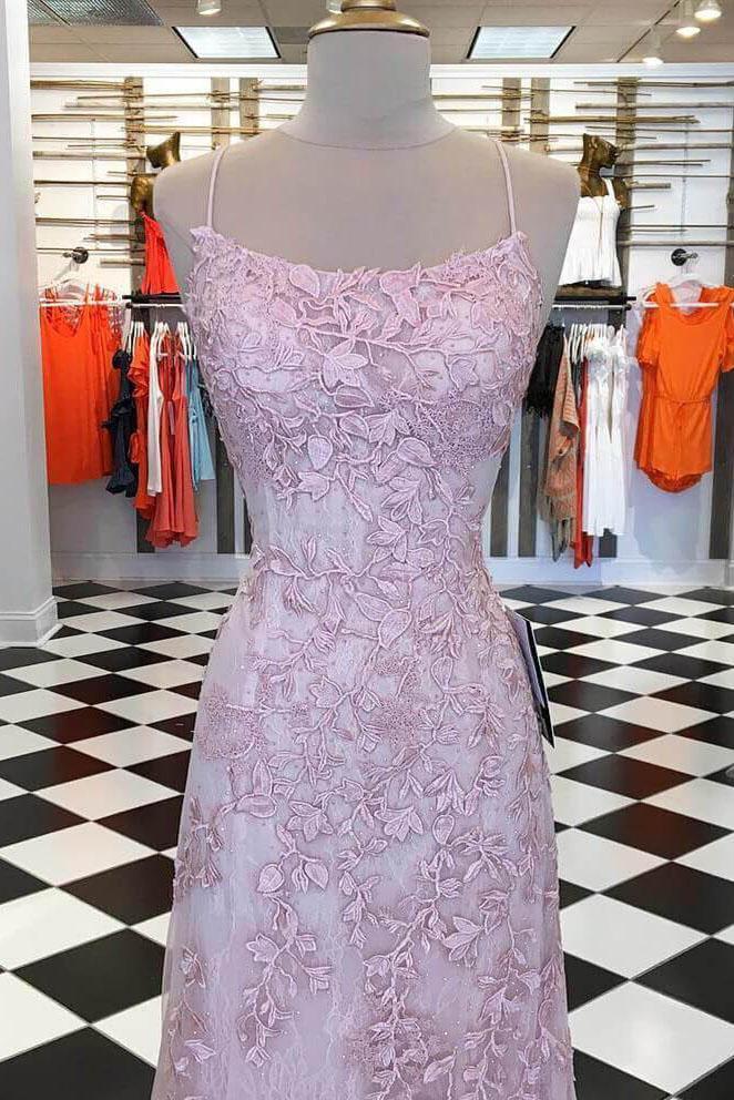mermaid backless light sky blue prom dress tulle spaghetti appliques evening gown