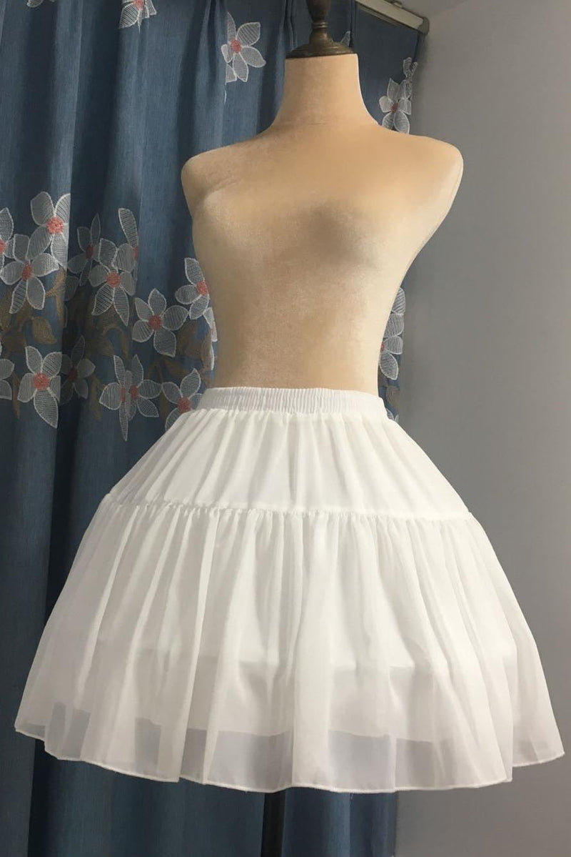 Cute Fishbone Skirt Adjustable Homecoming Party Dress Petticoat WP12