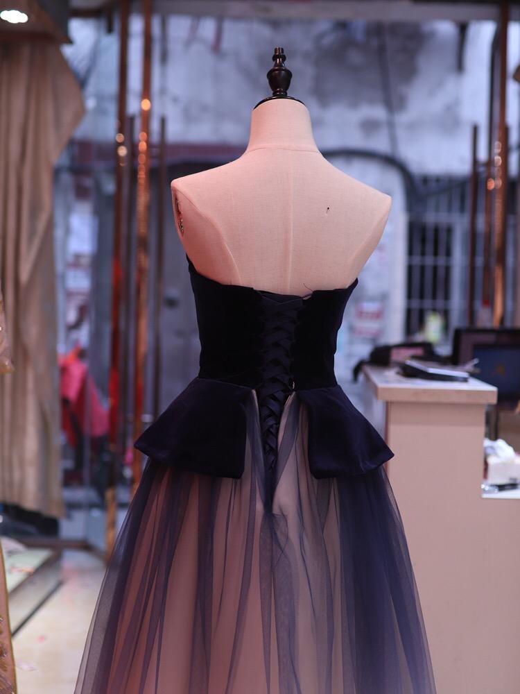 spaghetti straps ombre prom dresses plunging long evening gowns