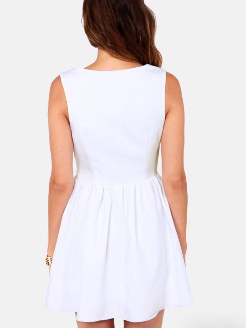 a line plunging neck satin short prom gowns pleated party dress