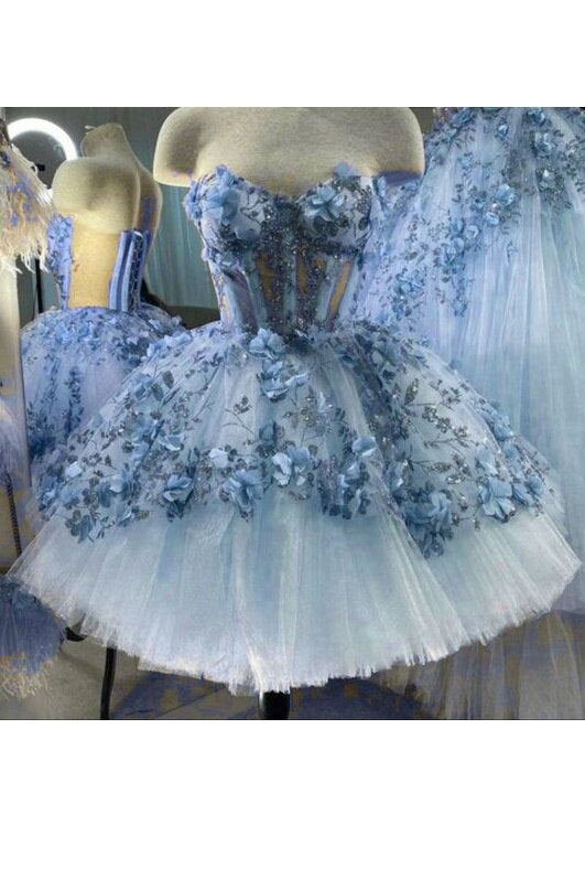 princess sweetheart homecoming dresses with sequin 3d flowers pink sweet 16 dresses