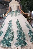 off the shoulder sparkly quinceanera gown beads sequins appliques prom dress