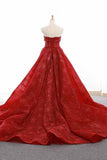 sparkly sequins red sweetheart sheath formal gown overskirt pageant dresses