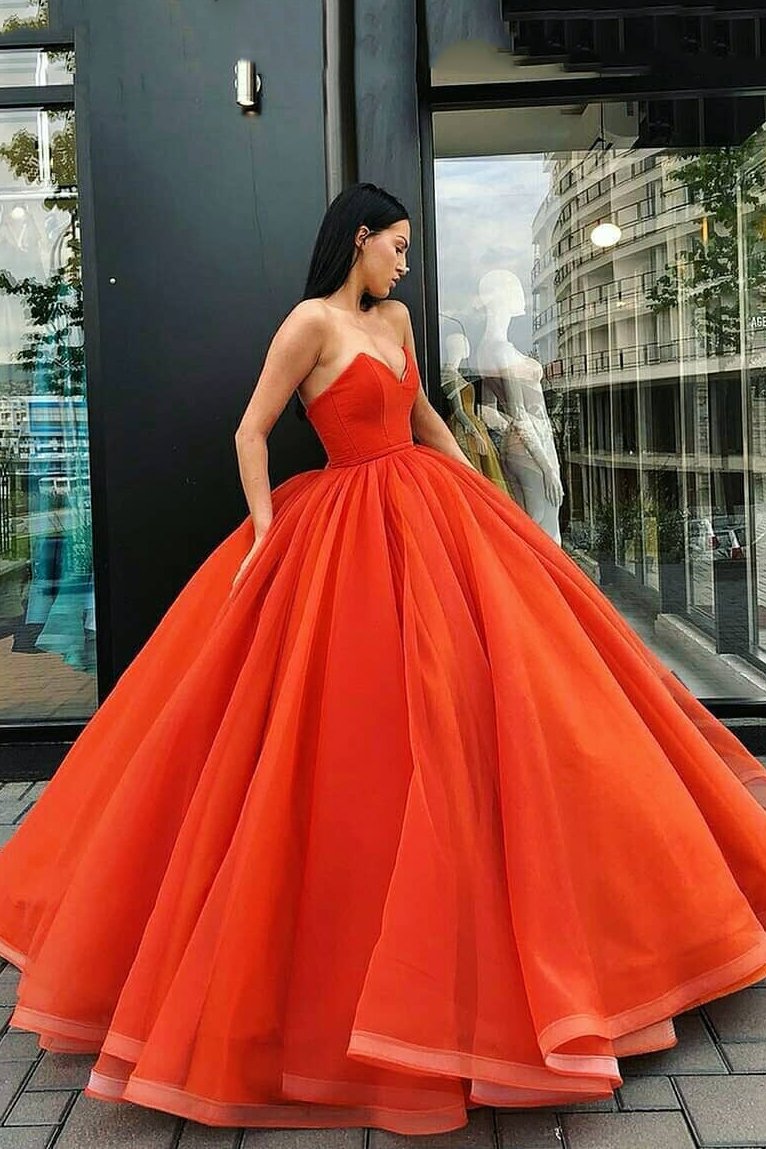 strapless ball gown quinceanera dress tulle lilac long prom dress