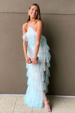 unique halter layered tulle prom dresses pink long bridesmaid dresses