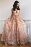 unique a line backless prom dress with beading plus size long evening dress