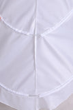 Special White Two Layers Wedding Dress Petticoat With Train WP23