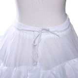New Five Lotus Leaf Ball Gown Wedding Dress Pettiskirt, White Wedding Dress Petticoat WP20