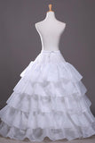 New Five Lotus Leaf Ball Gown Wedding Dress Pettiskirt, White Wedding Dress Petticoat WP20