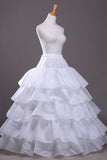 New Five Lotus Leaf Ball Gown Wedding Dress Pettiskirt, White Wedding Dress Petticoat WP20
