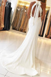 mermaid split long prom dresses red open back evening dresses