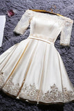 Off Shoulder Short Prom Dresses Homecoming Dress With Sleeve GM15