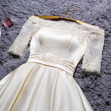 Off Shoulder Short Prom Dresses Homecoming Dress With Sleeve GM15
