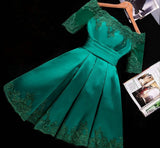 Off Shoulder Short Prom Dresses Homecoming Dress With Sleeve GM15