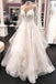 a line tulle sleeveless v neck beach lace wedding dresses