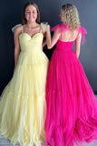 sweetheart tie straps tulle dot long a line plus size prom dresses