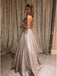 glitter princess a line spaghetti straps sequins long prom dress