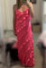 Pink Ruffle Floor Length Bridesmaid Dresses, Slip Long Prom Dress GP685