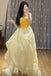 Sweetheart Yellow Evening Dress Charm Fairy Princess Puffy Long Prom Dress GP707