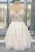 Sweetheart Floral Appliqués Tulle Homecoming Dress Short Party Dress 