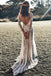 bohemian bateau long sleeves backless lace wedding dresses