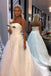 white a line tulle strapless wedding dresses with appliques