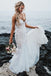Mermaid Sweetheart Lace Appliques Beach Wedding Dress PW68