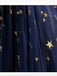 classic spaghetti straps party dress sparkly a line starry night short prom dress