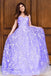 Sweetheart Tulle Long Prom Dresses, Appliques Long Formal Gown MP187