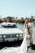 sweetheart sheath column beach wedding dress with lace appliques