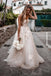 backless boho wedding dress tulle rustic bridal gown with appliques