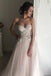 a line sweetheart boho bridal gown lace applique wedding dresses