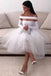 white homecoming dress for women long sleeve short evening party dress