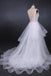 Princess V Neck Tulle Backless Wedding Dresses With Layered PW94
