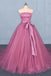 Sweet Strapless Quinceanera Dresses Ball Gown Wedding Dress MP189