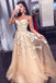 sweetheart tulle long prom dress with floral appliques