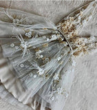 Charming Short Sweet 16 Dress, A-line V-neck Sleeveless Homecoming Dress MP1058